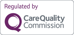 Regulated by the CareQuality Commission logo