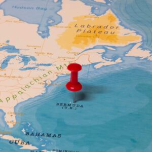 A,Red,Pin,On,Bermuda,Of,The,World,Map A,Red,Pin,On,Bermuda,Of,The,World,Map