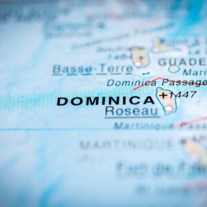 Map,View,Of,Dominica,Island,,Central,America.,(vignette) Map,View,Of,Dominica,Island,,Central,America.,(vignette)